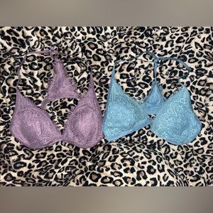 Victoria secret lace front clip wireless bras medium